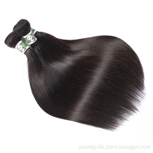 Single Donor European Hair Bundles Natural Color Double Drawn Virgin Cuticle Aligned Hair Extensions 100% Human Hair